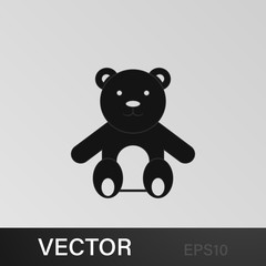 teddy bear icon. Element of toys for mobile concept and web apps. Icon for website design and development, app development. Premium icon