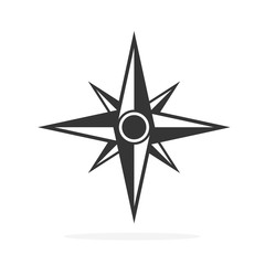Vector Compass icon.