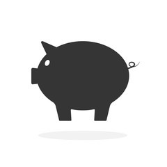 Pig icon - vector.