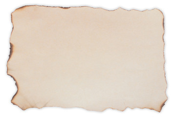 Obraz premium old paper which has visited on fire