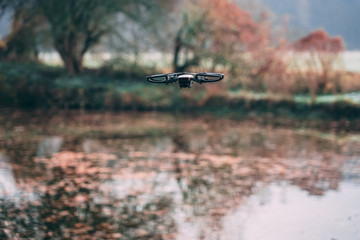 Fototapeta na wymiar drone in flight