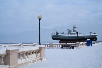 набережная реки Оки