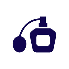 Obraz premium Perfume vintage bottle with inscription, hand drawn doodle sketc