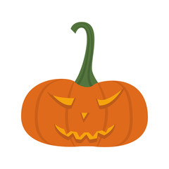 Halloween pumpkin icon isolated on white background