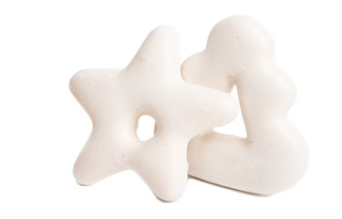 Obraz premium christmas gingerbread cookies isolated