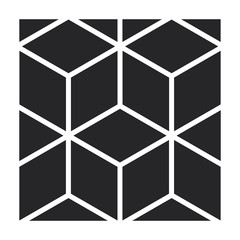 Parquet floor vector icon.Black vector icon isolated on white background parquet floor.