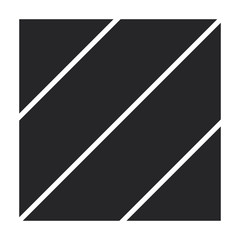Parquet floor vector icon.Black vector icon isolated on white background parquet floor.