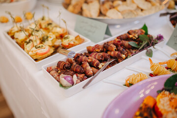 buffet at an event