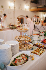buffet at an event