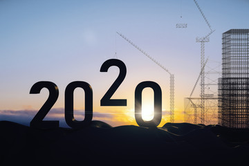 2020 new year concept