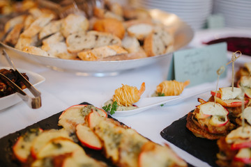 buffet at an event