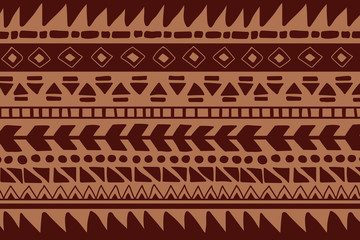 Vector ethnic pattern. Hand drawn background