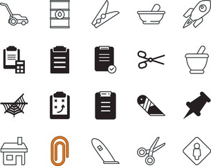 clip vector icon set such as: face, crude, planning, dry, cutout, appliance, all, knife, teamwork, box, gender, exchange, contract, fly, spider, recreation, gesture, circle, electric, washroom