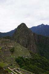 Wayna Picchu, Huayna Picchu, Sacred Mountain of the Incas in Machu Picchu, Cusco Peru