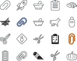 clip vector icon set such as: thanksgiving, uniform, summer, button, wc, pen, accumulator, task, checkbox, barbecue, open, pharmacist, rib, stanley, tactic, electricity, arrow, power, planet, saint
