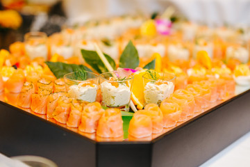 buffet at an event