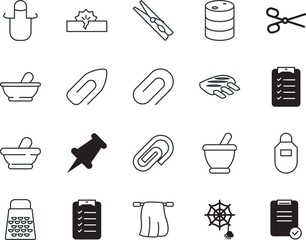 clip vector icon set such as: free, meat, link, e-mail, cuisine, broken, absorb, production, metallic, handle, peg, all, energy, cloth, knowledge, wreck, disconnected, interface, dry, cheese, holiday