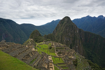 Famous ruins of Machu Picchu, Cusco Peru