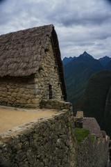 Fototapeta na wymiar House of the Guardian of the Citadel of Machu Picchu
