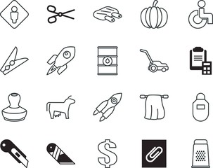 clip vector icon set such as: maintenance, cutout, authority, pay, traditional, quality, check, app, metallic, wear, industry, ribs, plant, soft, disability, landscape, halloween, profit, outfit