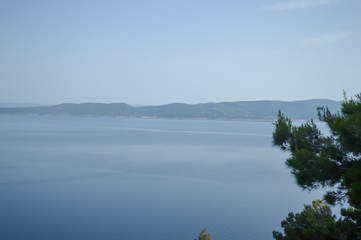 Obraz na płótnie Canvas Adriatic Sea coast. Makarska riviera of Dalmatia, Croatia