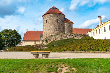 Fototapeta na wymiar Old ancient Rotunda of St. Catherine in Znojmo town, South Moravia, Czech republic, Europe