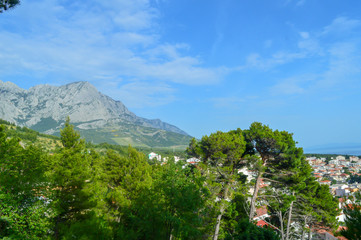 Adriatic Sea coast. Makarska riviera of Dalmatia, Croatia