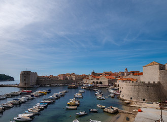 Fototapeta na wymiar Architecture of Dubrovnik Old Town, Croatia