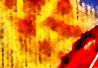 Abstract grunge texture background. Stock abstraction art on canvas. Realistic digital painting. Amazing simple design pattern for backdrop. Beauty HD wallpaper. Dry oil brushstrokes on canvas.