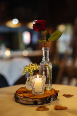 decoration at a wedding