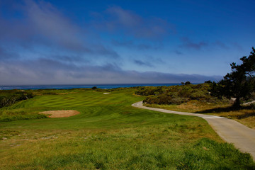 Naklejka premium Strand Golfplatz