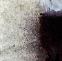 Close up oil paint abstract background. Art textured brushstrokes in macro. Part of painting. Old style artwork. Dirty watercolor texture. Modern pattern. Chaotic splashes. Multi-colors design.