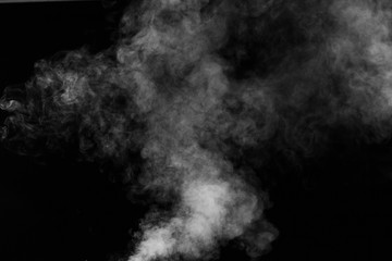 Black and White Smoke Column