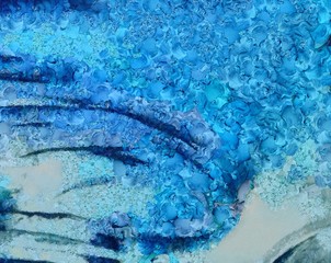 Abstract painting oil background texture.