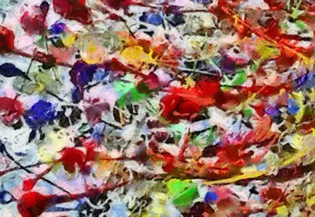 Abstract painting oil background texture.