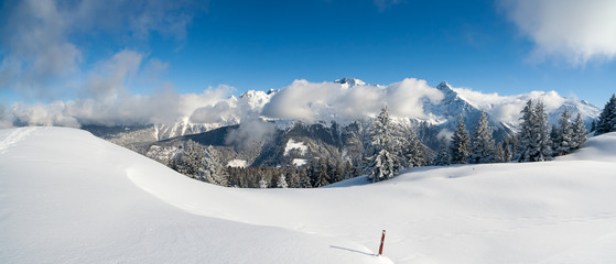 Panorama depuis le cret du poulet 