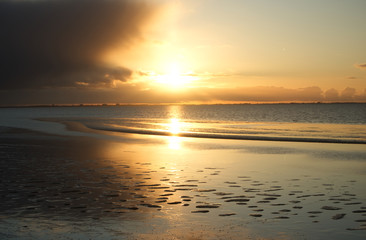 Sonnenuntergang Nordsee