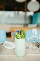 table arrangement at an event