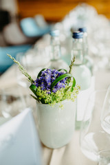 table arrangement at an event