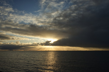 Sonnenuntergang Nordsee