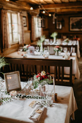 decoration at a wedding