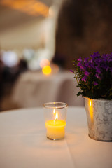 decoration at a wedding