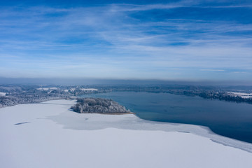 Schneefall &uuml;ber W&ouml;rthsee
