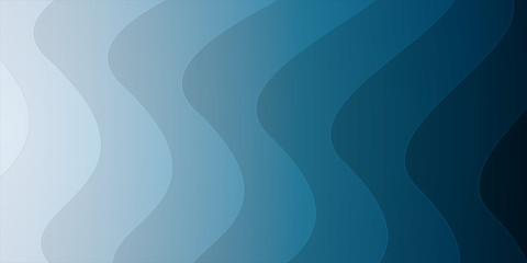Color waves flat background illustration
