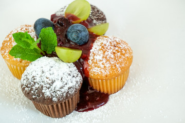 Cake on a restaurant table