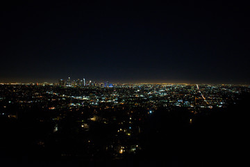 city at night in Los Angeles