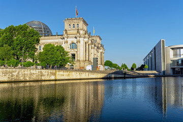Fototapeta na wymiar Government district in Berlin