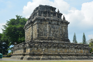 Mendut temple in Magelang Central Java Indonesia