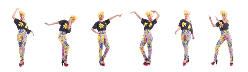 Girl preparing for summer vacation