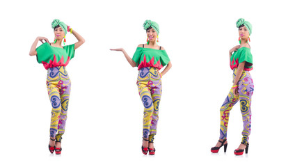 Girl preparing for summer vacation